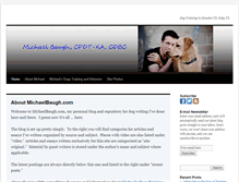 Tablet Screenshot of michaelbaugh.com